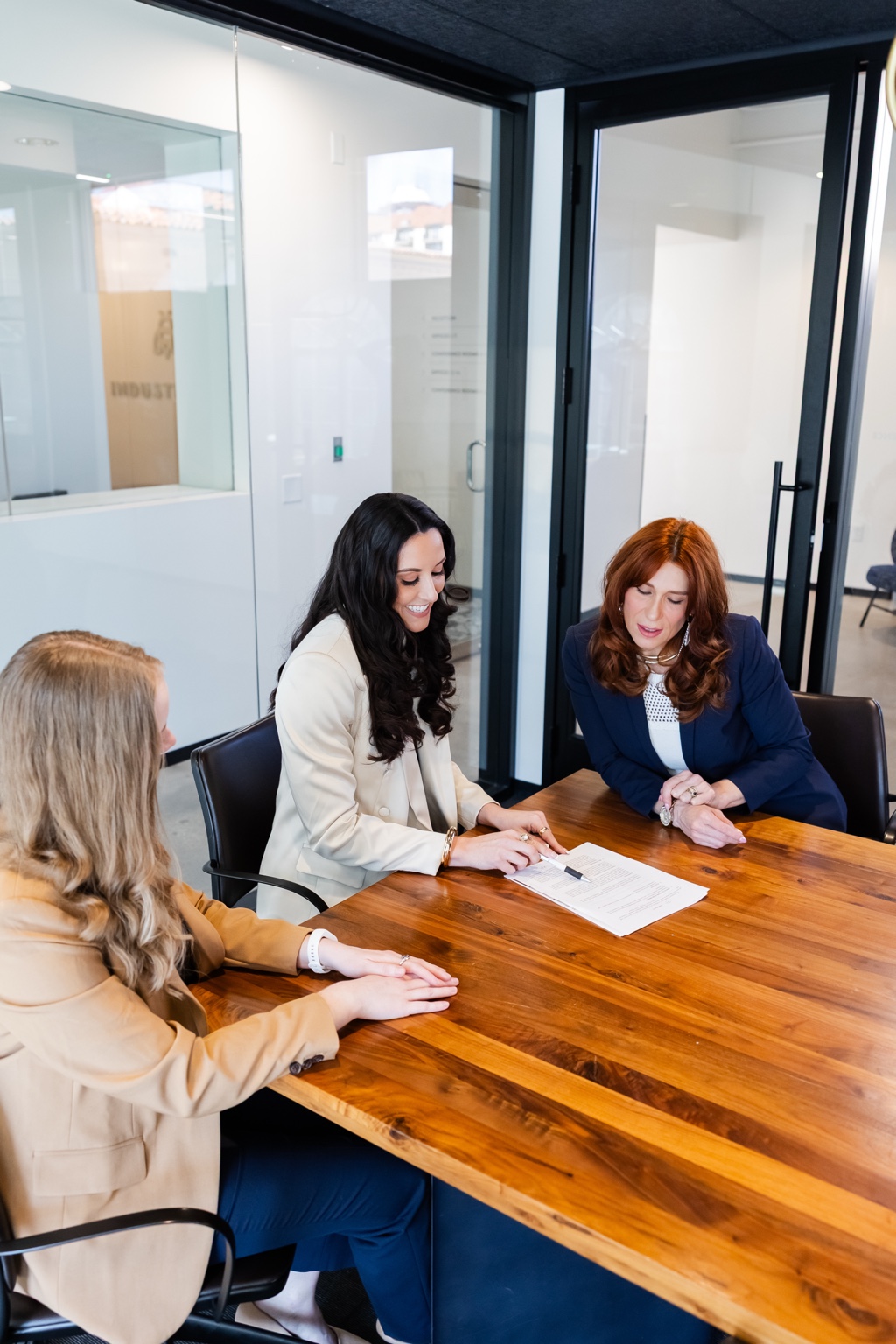 Bounds Law team reviewing legal documents